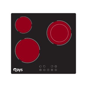 Rays 3 Burners Ceramic Plate C-106