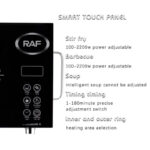 Touch single radiant Infrared Cooker Heaters Infrared Stoves RAF R-8003