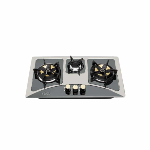 Rays 3 Burners Stainless Steel Kitchen Hob RA-05 BR