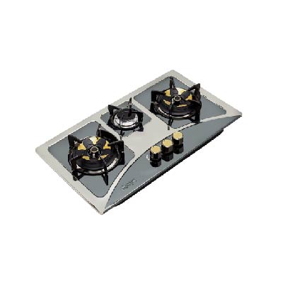 Rays 3 Burners Stainless Steel Kitchen Hob RA-05 BR