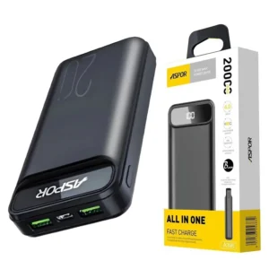 Aspor 22.5W 20000mAh Fast Charging Power Bank A396