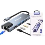 Speed-X 5 In 1 Multiport Type C To USB C 4K HDMI Adapter USB HUB