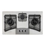 Canon 3 Burner Stainless Steel Gas Kitchen Hob HG-1-19