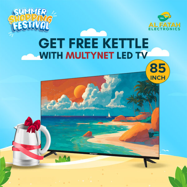 Multynet 85 Inches 4K Google LED TV 85QA9