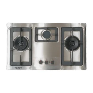 Rays 3 Burner Stainless Steel Gas Kitchen Hob 3003-HB FALCON