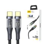 Aspor 240W 1.8m Type C to C Pd Fast Charging Data Cable A153