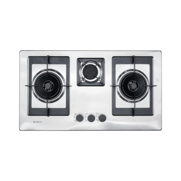 Homz 3 Burner Stainless Steel Gas Kitchen Hob HMZ-7000S