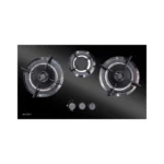 Homz 3 Burner Glass Top Gas Kitchen Hob HMZ-7003BG