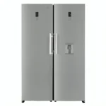 LG 11 CFT Pair Upright Vertical Fridge Freezer GC-B414ELFM/F411ELDEM