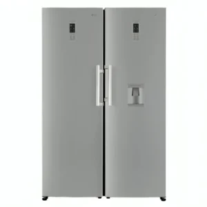 LG 11 CFT Pair Upright Vertical Fridge Freezer GC-B414ELFM/F411ELDEM