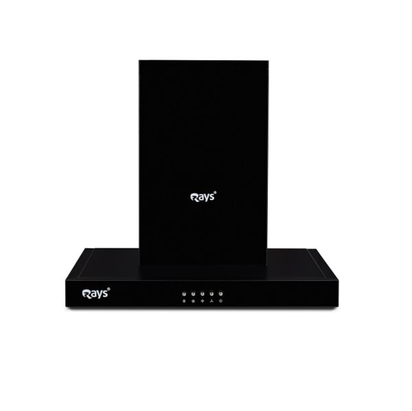 Rays 60cm Kitchen Hood 6160P1 Black
