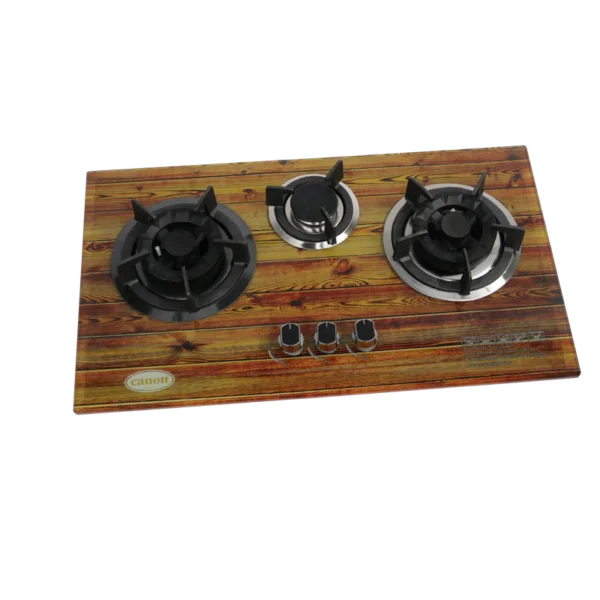 Canon 3 Burners Glass Top Gas Kitchen Hob CA-2421