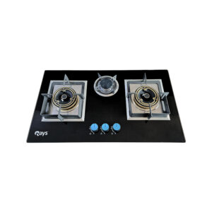 Rays 3 Burners Glass Top Gas Kitchen Hob DGB-3GA78CM-3