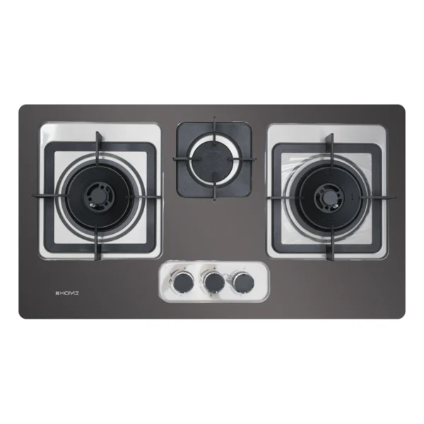 Homz 3 Burners Stainless Steel Gas Kitchen Hob HMZ-2813