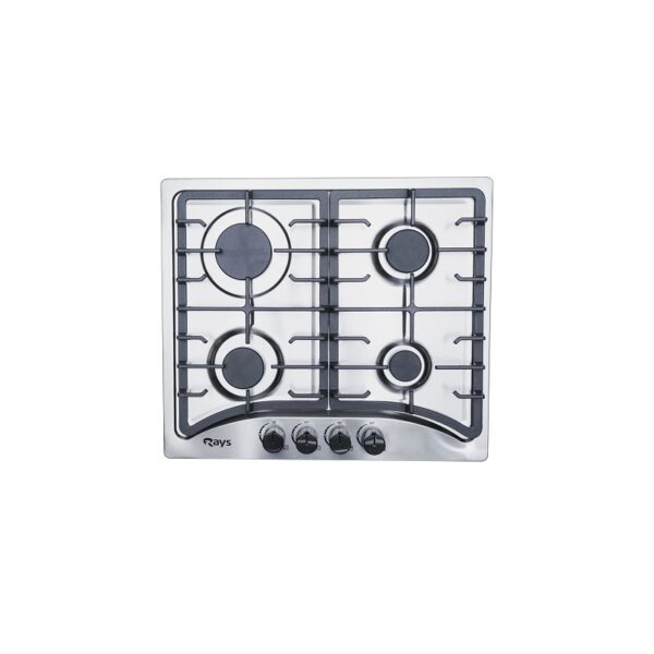 Rays 4 Burners Stainless Steel Gas Kitchen Hob H&H 6354 S1