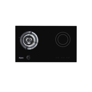 Rays 2 Burners Glass Top Electric and Gas Kitchen Hob RG7502B