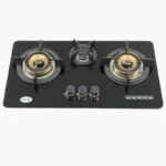 Canon 3 Burners Glass Top Gass Kitchen Hob CHA-BGH-100710G3BB21