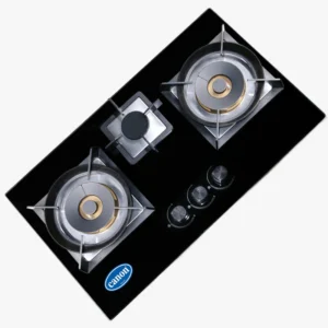 Canon 3 Burners Galss Top Gas Kitchen Hob CHK-222