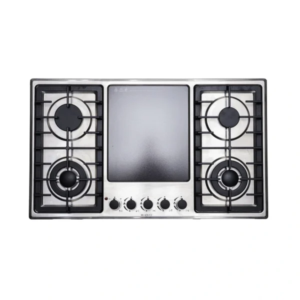 Homz 4 Burners Stainless Steel Electric and Gas Kitchen Hob HMZ-9005EG