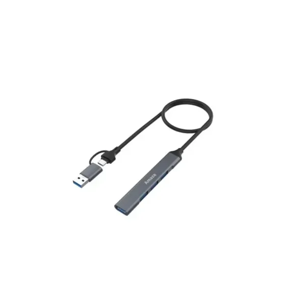 Amaze USB 3.0 + Type C to 4 Port USB 3.0 Hub A-304