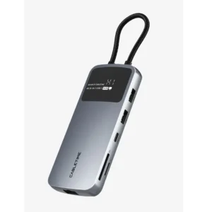 Cabletime USB C Dual HDMI 4K Docking Station with Ethernet 100W PD CB83G