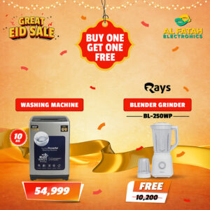 Orient 10Kg Top Load Automatic Washing Machine 1150 STORM With Free Rays Blender