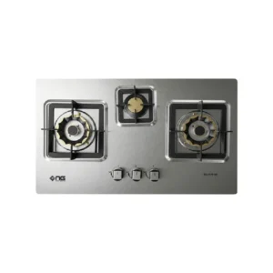 Nasgas 3 Burner Stainless Built in Kitchen Hobs 1530