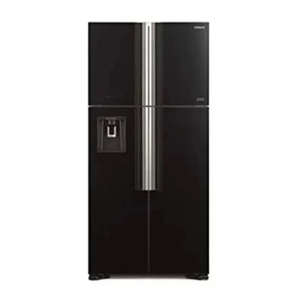 Hitachi 27 CFT Side By Side Refrigerator R-W760P4K7GBK