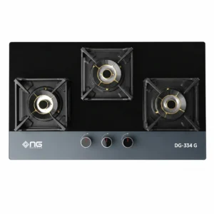 Nasgas 3 Burner Glass Kitchen Hob DG-334 G