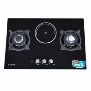 Homz 2 Burner Glass Kitchen Hob HMZ-7633EG
