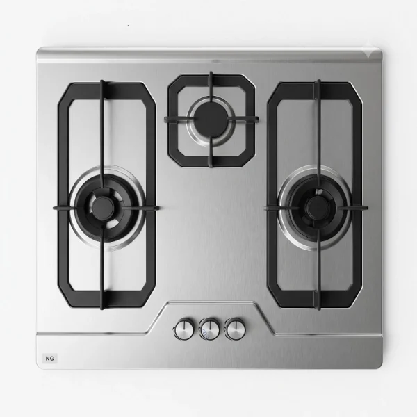 Homz 3 Burner Stainless Steel Kitchen Hob HMZ-7618SBR