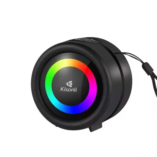 Kisonli Mini TWS DJ FM Portable Speaker with Handle S16