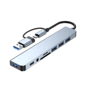 Speed-x 7 Port USB 3.0 2 In 1 Type-C Hub SP-TC701