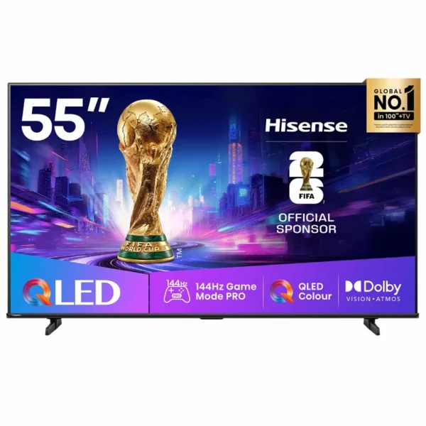 Hisense 55 Inches 4K UHD Smart LED TV 55Q6Q